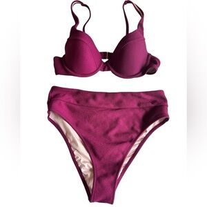 Shade & Shore Plum Bikini Set